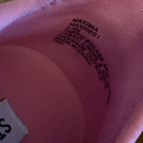 Steve Madden Maxima Sneakers Women Sz 5 Fuchsia Pink Embellished Sparkle - Picture 12 of 13